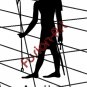 Egyptian God Asar-Hap Silhouette  (Decal - Sticker)