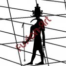 Egyptian God Thoth Silhouette (Decal - Sticker)