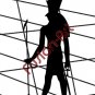 Egyptian God Horus Silhouette (Decal - Sticker)
