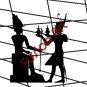 Egyptian God King Setos Silhouette (Decal - Sticker)
