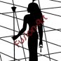 Egyptian God Maat Silhouette (Decal - Sticker)