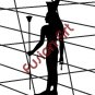 Egyptian God Neith Silhouette (Decal - Sticker)