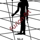 Egyptian God Nut Silhouette (Decal - Sticker)