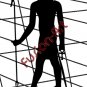 Egyptian God Seb Silhouette (Decal - Sticker)