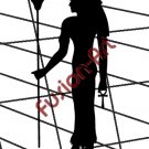 Egyptian God Seshat Silhouette (Decal - Sticker)