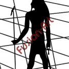 Egyptian God Shu Silhouette (Decal - Sticker)