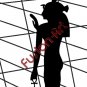 Egyptian God Isil Silhouette (Decal - Sticker)