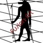Egyptian God Sebek 2 Silhouette (Decal - Sticker)