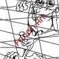 Cartoon Alien UFO ET Silhouette 1 (Decal - Sticker)
