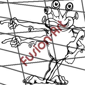 Cartoon Alien UFO ET Silhouette 12 (Decal - Sticker)