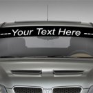 CUSTOM WINDSHIELD VINYL DECAL ANY LOGO TEXT | 5 X 40 (CAR WINDOW STICKER) 200+ CHOICES