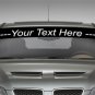 CUSTOM WINDSHIELD VINYL DECAL ANY LOGO TEXT | 5 X 40 (CAR WINDOW STICKER) 200+ CHOICES