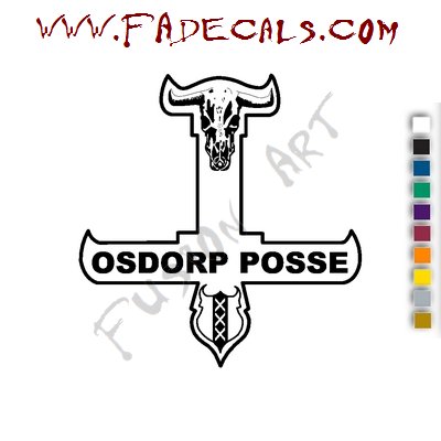 Osdorp Posse Band Music Artist Logo Decal Sticker