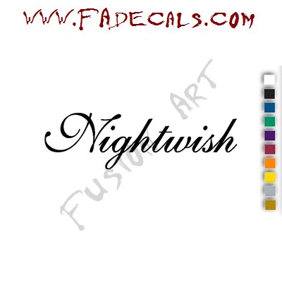 Nightwish Band Music Artist Logo Decal Sticker