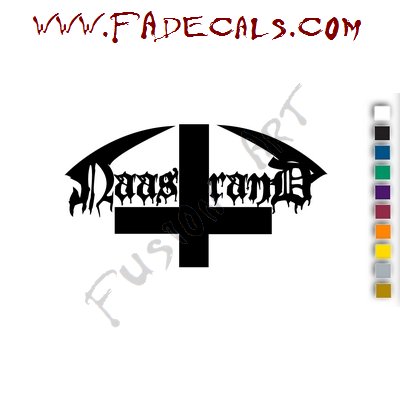 Naastrand Band Music Artist Logo Decal Sticker