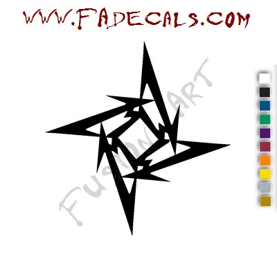 Metallica Band Music Artist Logo Decal Sticker