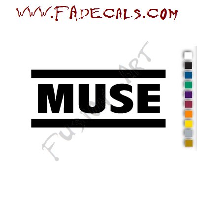 Muse Band Music Artist Logo Decal Sticker