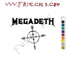 Megadeth Band Music Artist Logo Decal Sticker