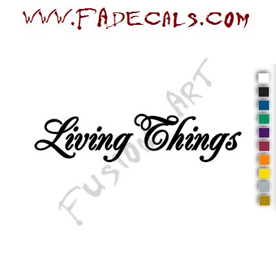 Living Things Band Music Artist Logo Decal Sticker