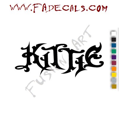 Kittie Band Music Artist Logo Decal Sticker