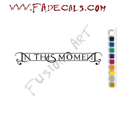 In This Moment Band Music Artist Logo Decal Sticker