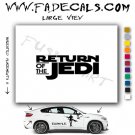 Return of the Jedi Logo Star Wars Sith Rebel (Decal Sticker)