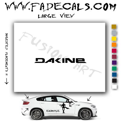 Dakine Skateboarding Brand Logo Decal Sticker