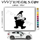 Grump Sleeping Beauty Movie Logo Decal Sticker
