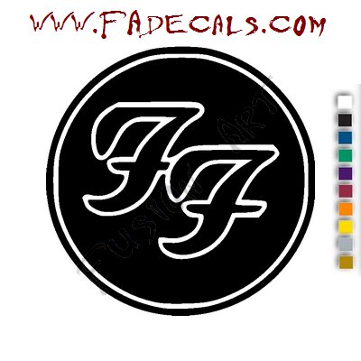 Foo Fighter Band Music Artist Logo Decal Sticker
