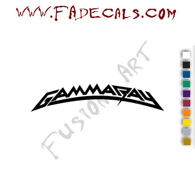 Gamma Ray Band Music Artist Logo Decal Sticker