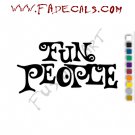 Fun People Band Music Artist Logo Decal Sticker