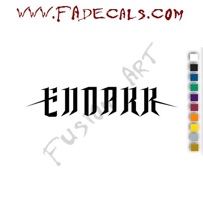 Endark Band Music Artist Logo Decal Sticker