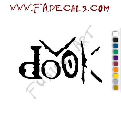 Dook Band Music Artist Logo Decal Sticker