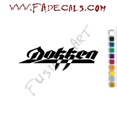 Dokken Band Music Artist Logo Decal Sticker