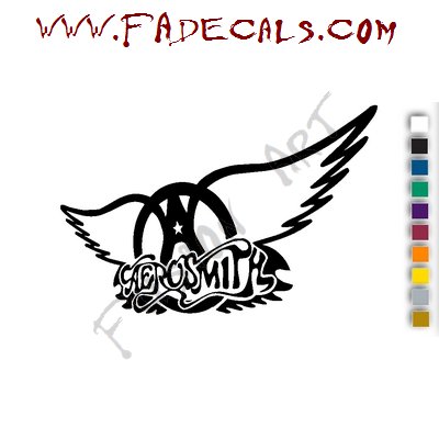 Aerosmith 2 Band Music Artist Logo Decal Sticker