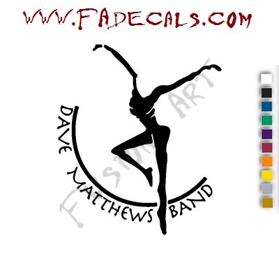 Dave Matthews Band Music Artist Logo Decal Sticker