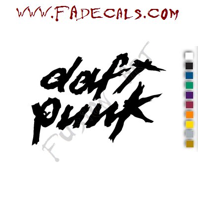 Daft Punk Band Music Artist Logo Decal Sticker