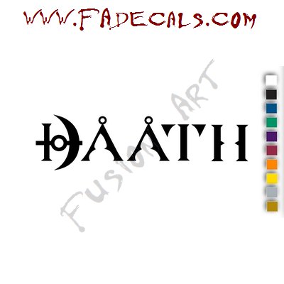 Daath Band Music Artist Logo Decal Sticker