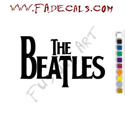 The Beatles Band Music Artist Logo Decal Sticker
