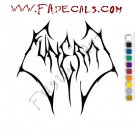 Akbal Funeral Band Music Artist Logo Decal Sticker