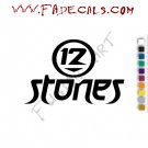12 Stones Band Music Artist Logo Decal Sticker