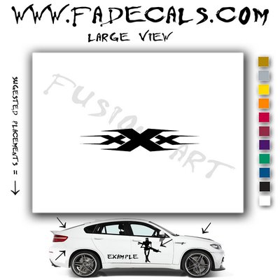 Triple X XXX Movie Logo Decal Sticker