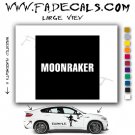 Moonraker James Bond Movie Logo Decal Sticker