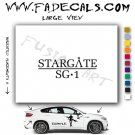 Stargate SG-1 TV Logo Decal Sticker