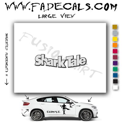 Shark Tale Movie Logo Decal Sticker