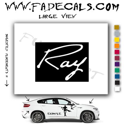 Ray The Movie Logo Decal Sticker