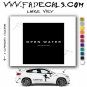 Open Water Movie Logo Decal Sticker