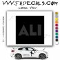 Ali The Movie Logo Decal Sticker