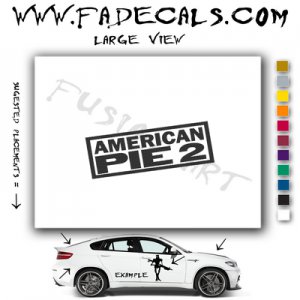 American Pie 2 Movie Logo Decal Sticker