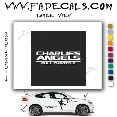 Charlies Angles 2 Movie Logo Decal Sticker